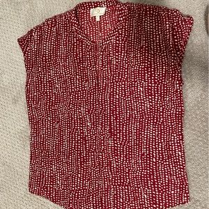 Ted polka dot Collective Concepts button down blouse